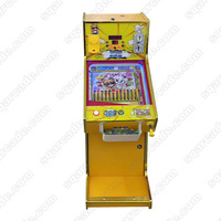 Flipper à cinq billes à pièces pour machine de jeu d'arcade avec jeux multiples, illustrations personnalisables, construction en bois MDF