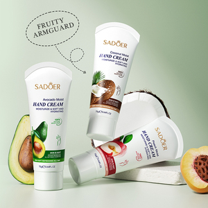 Crème Main et Pieds OEM en Gros SADOER au Beurre de Karité et Coco Pêche Blanchissante <span class=keywords><strong>Hydratante</strong></span> et Nourrissante - Product Image 1