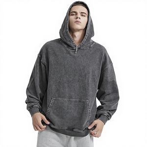 เสื้อฮู้ดดี้ผู้หญิงผ้าฝ้าย 100% เนื้อหนา คุณภาพหรูหรา ทรงโอเวอร์ไซส์ พิมพ์โลโก้ได้ตามสั่ง ODM - Product Image 1