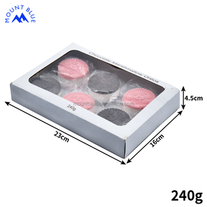 Galletas de Chocolate Sólido con Café y Malvaviscos en Caja de Regalo Decorativa para Dulces Diarios y Regalos Navideños - Product Image 3