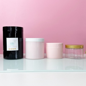 Pot en PET transparent à large ouverture personnalisé de 16 oz, 32 oz, 500 ml, 1000 ml avec couvercle en aluminium, contenants en plastique pour aliments, pot à salade - Product Image 2