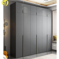 Armoire de chambre à six portes pour toute la maison, meuble de dressing intégré