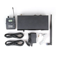 Système de monitoring intra-auriculaire sans fil professionnel Xtuga BK510 avec connecteur XLR, réduction du bruit et design portable pour les performances sur scène