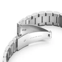 Correa de acero inoxidable para Samsung Galaxy Watch 7, 6, 5 Pro, 44, 40mm, banda para Samsung Galaxy 6, 4 Classic, 47mm, 43mm, pulsera sin huecos