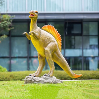 Estatua de Mascota de Dibujos Animados Pintada a Medida, de Fibra de Vidrio, Impermeable, Personaje Adorable para Centros Comerciales, Parques Infantiles y Decoración Exterior