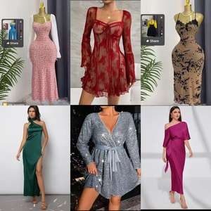 <span class=keywords><strong>Vestidos</strong></span> Maxi Mix para Mujer Sheines Bail, Impresión Digital Ecológica, Estampado Floral, Estilo Casual, Ropa al por Mayor en Existencia - Product Image 2