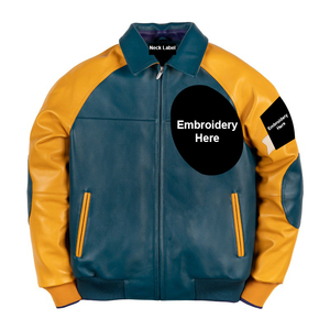Chaquetas de Cuero Casuales al Por Mayor, Nuevo Estilo, Material Genuino, Precio de Mayoreo - Product Image 3