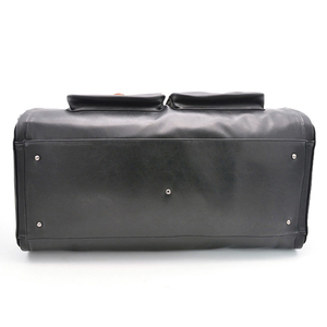 Premium Quality Customized Logo Lightweight Zipper Unisex Leather <b>Duffle</b> <b>Bag</b> <b>Large</b> Capacity Fashionable Luxury Travel Luggage - Product Image 4