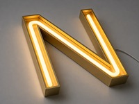 Enseigne lumineuse LED néon avec logo Apple, enseignes LED pour entreprises, enseigne en aluminium, enseignes métalliques, numéro de maison personnalisé, logo personnalisé extérieur