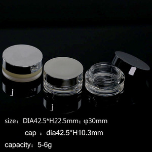 5g Poudre Blusher Rouge Crème Eyeliner Crème Transparent Bouteille Ronde Pot 42mm Texture Moulage Par <span class=keywords><strong>Injection</strong></span> Masque À Lèvres Boîte - Product Image 5