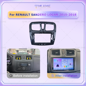 Maisimei Nouveau 9 pouces Dash Fascia Panel pour RENAULT SANDERO LOGAN 2015-2018 Car DVD Stereo Radio Frame Mount <span class=keywords><strong>Kit</strong></span> avec câble spécial - Product Image 6