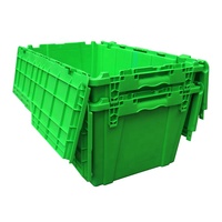 QS Factory, bacs de rangement industriels de taille moyenne, empilables, pour pièces détachées, outils, bacs en plastique, caisses de déménagement pour la logistique et le transport