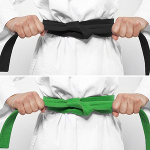 Wholesale Custom Logo Embroidery Martial Arts Taekwondo <strong>Karate</strong> Judo Brazilian <strong>kids</strong> Jiu Jitsu BJJ <strong>Belts</strong>