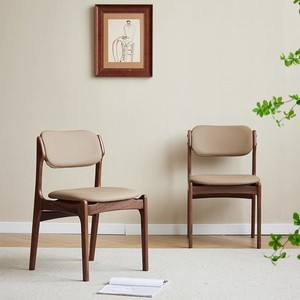 Nordic Solid Wood <b>Dining</b> <b>Chair</b> Upholstered Modern Minimalist Style For <b>Dining</b> Room Study Adult Use - Product Image 4