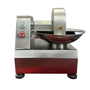 Máquina cortadora de verduras eléctrica compacta de 40cm de diámetro con tazón picador