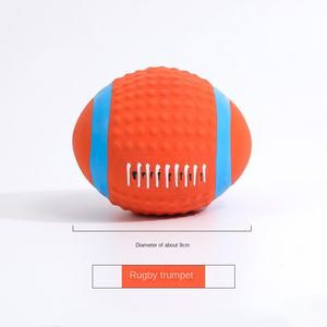 Milieuvriendelijke Hondenlatex Stem Speelgoed Kies Bijtbestendige Tanden Voor Kleine Honden Teddytraining Helpt Bij Het Oplossen Van Slaperigheid Verbetert Rugby - Product Image 6