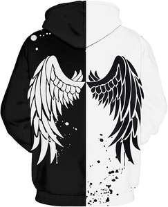 Etiqueta personalizada de peso pesado desgastado de gran tamaño Boxy Fit Sudadera con capucha XL Tamaño con bordado 3D - Product Image 6