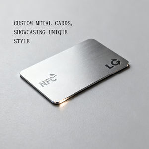 بطاقات معدنية أنيقة بالجملة بتشطيب مطفي كامل وشعار مخصص من الفولاذ المقاوم للصدأ كهدية تجارية - Product Image 2
