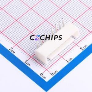 HC-XHB-8AW Wire-to-Board Pin Header Bent Lead Through Hole,P=2.5mm Connector 1x8P 2.5mm Right Angle Insert XHB - Product Image 1