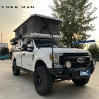Caravana Impermeable de Aluminio con Laterales Abatibles para las Cuatro Estaciones, para Camioneta Ford F-350, con Estructura Resistente y Diseño Duradero