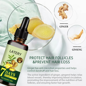 Grande Vente Huile de Croissance Capillaire Rapide en 7 Jours, Traitement Anti-Chute au Gingembre, <span class=keywords><strong>Sérum</strong></span> Fortifiant et Nourrissant pour le Cuir Chevelu et la Repousse des <span class=keywords><strong>Cheveux</strong></span> - Product Image 6