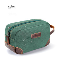 Personnalisé grand voyage vanité suspendu toile fermeture éclair maquillage organisateur lave sac pour Cubes hommes femmes salle de bain douche sac
