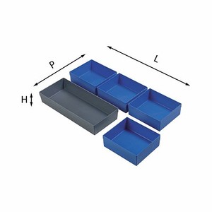 Juego de Cajas de Herramientas 5003 HA, 5 Piezas, Organizadores de Almacenamiento Azules para Uso en Taller - Product Image 1
