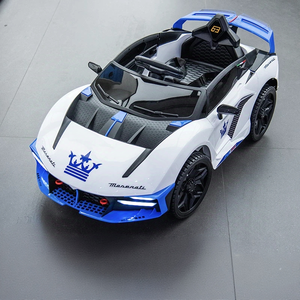 1-6 Yaş Çocuklar İçin Elektrikli Oyuncak Araba, 4 Tekerlekli, Uzaktan Kumandalı, Müzikli ve Işıklı, Çocuklar İçin Kendi Kendine Sürüş, TikTok'ta Çok Satan - Product Image 4