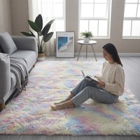 Tapis moelleux et duveteux à poils longs pour chambre et salon, idéal pour la décoration intérieure - Vente en gros usine