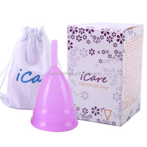 <span class=keywords><strong>Copa</strong></span> <span class=keywords><strong>menstrual</strong></span> de cuidado femenino para mujer con estuche de viaje <span class=keywords><strong>plegable</strong></span> - Product Image 4