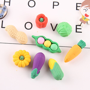 Fruit Animal Shaped 3D <b>Eraser</b> Promotional Stationery Gift Cartoon Pencil <b>Eraser</b> Fancy Cute Kids Erase Rubber 2022 - Product Image 4