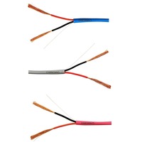 Câble de haut-parleur 2 conducteurs pour installation murale, fabriqué à Foshan, câble audio pour haut-parleur, conducteur OFC pur, 12/14/16/18 AWG, câble de haut-parleur OFC 2 conducteurs pour installation murale