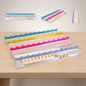 Barajador <span class=keywords><strong>de</strong></span> cartas <span class=keywords><strong>de</strong></span> Mahjong americano <span class=keywords><strong>de</strong></span> acrílico transfronterizo para fichas <span class=keywords><strong>de</strong></span> Mahjong, hecho a medida para la marca Yusheng, transparente, el más vendido - Product Image 5