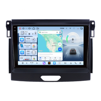 Lecteur multimédia de voiture Android 15 Octa Core Écran IPS Navigation GPS Radio de voiture 9 pouces DSP pour Ford Ranger 2015-2018 4G LTE