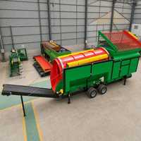 Trommel de compostage mobile haute capacité pour la terre de surface, économique
