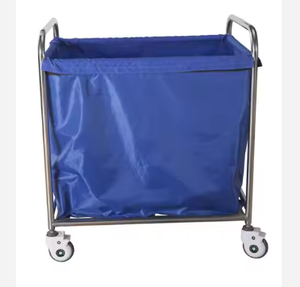 Besco BES-PM044 Roestvrijstalen Medisch Afval Verpleegwaskar Modern Design Ziekenhuisapparatuur Mobiele Vuillinnen <span class=keywords><strong>Trolley</strong></span> - Product Image 3
