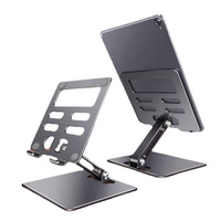 Rehaussé pour le support d'ipad support de tablette portable support d'ordinateur portable pliable support de bureau support d'ordinateur portable rotatif pour le partage d'ipad