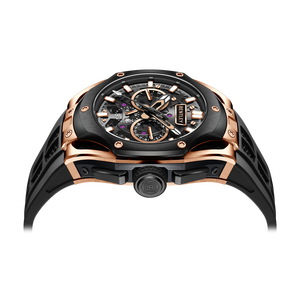 <b>Men's</b> Fashion Accessory Square Dial Opening <b>Thin</b> Mechanical Automatic <b>Watches</b> <b>Men</b> - Product Image 4