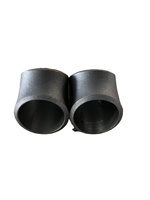 Coudes sans soudure en acier au carbone forgé 12 mm 90/45 Connexion par soudage SCH40 Peint noir Galvanisé Haute/Basse pression Corrosion