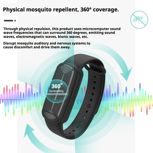 Anti-moustique électronique pour adultes et enfants, bracelet anti-moustique ultrasonique d'extérieur, bracelet intelligent anti-moustique - Product Image 5