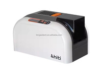 Printer Transfer Termal Kartu PVC/ID Desktop HITI CS220E Ekonomis Resolusi Warna 300dpi Konektivitas Ethernet Stok Baru & Bekas
