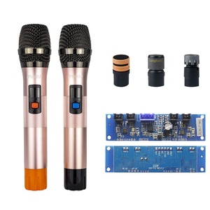 Micrófono Marc 400 metros inalámbrico Uhf Lavalier solapa auriculares micrófono profesional escenario estudio micrófono Digital - Product Image 5