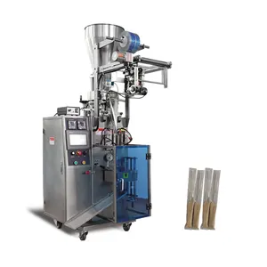 Machine à emballer automatique de sachets de sucre brun brut 5g Machine à emballer de remplissage de sucre de sac de poivre à haute production