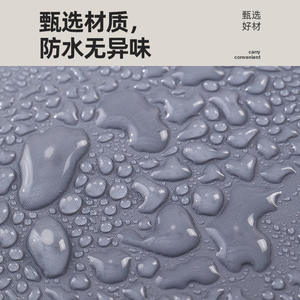 Bolsa de almacenamiento para chaqueta de plumón de doble capa, comprimible, rectangular, impermeable, organizador de ropa plegable para dormitorio, equipaje de viaje - Product Image 4