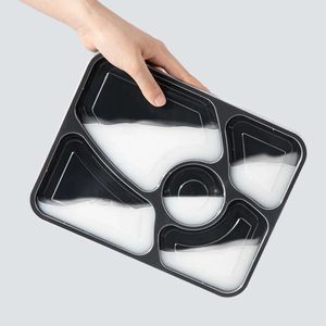 Sáu khoang với súp hộp, dùng một lần nhựa PP ăn trưa <span class=keywords><strong>container</strong></span>, và nhanh chóng ăn trưa hộp - Product Image 4