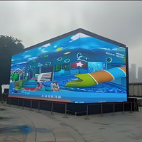 P3.076 P4 P5 P8 Outdoor-Werbe-LED-Displaytafel Videopanel für Gebäudefassaden und Bahninformationen