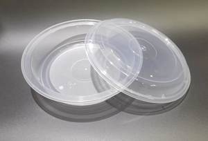 Boîte alimentaire ronde jetable en plastique PP Hacamy avec couvercle, compatible micro-ondes, pour la préparation des repas, le transport et la livraison - Product Image 3