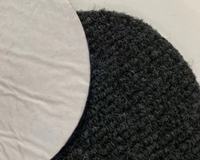 Tapis côtelé pour chaise de bureau, avec colle légère ou à rayures