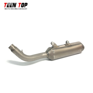Silencieux d'échappement en titane à enfiler pour <span class=keywords><strong>KTM</strong></span> 450SMR 250/<span class=keywords><strong>350</strong></span>/450 SX-F XC-F 450SX-F Factory Edition US Dirt Bike Motocross 2018-23 - Product Image 3
