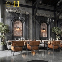 Salle à manger complète haut de gamme, design personnalisé, ensemble de meubles faciles à nettoyer pour restaurant, vente en gros de tables et de chaises pour restaurant